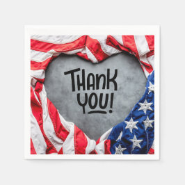 Tack för tjänsten! pappersservett