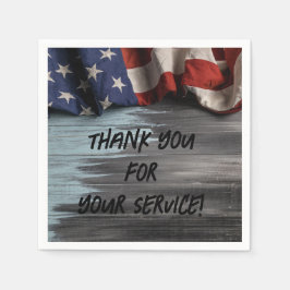 Tack för tjänsten pappersservett