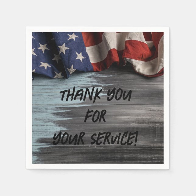 Tack för tjänsten pappersservett (Framsidan)