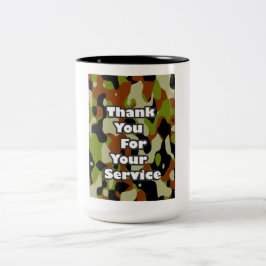 Tack för tjänsten Två-Tonad mugg