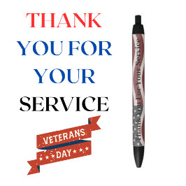 Tack för tjänsten Veteran Day-penna