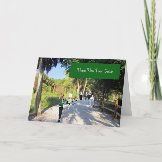 Tack för Tour Guide Kort (Framsida)