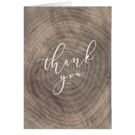 Tack för träet - vikta kort