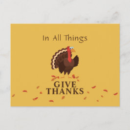 Tack för Turkiets Thanksgiving i hela Sak Ge Helg Vykort