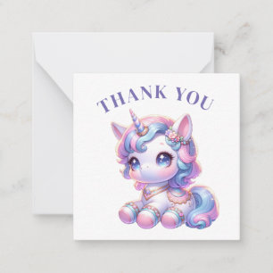 Tack för Unicorn-kortet Anteckningskort