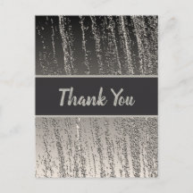 Tack för uppskattningen av Silver Metallic Stripe