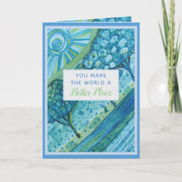 Tack för uppskattningen helgkort