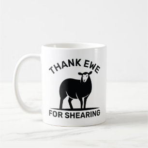 Tack för utfrågningen kaffemugg