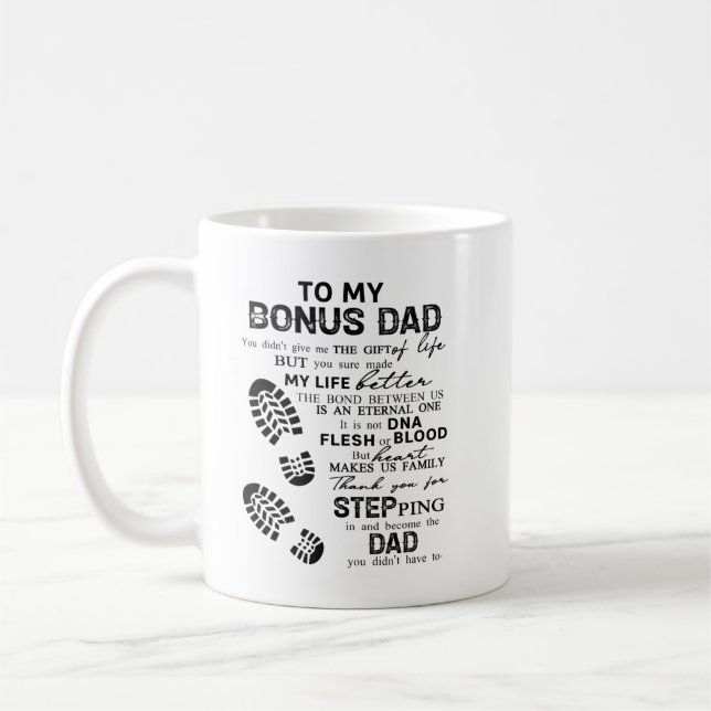 Tack för utskrift, Steg Pappa, Far Kaffemugg (Vänster)