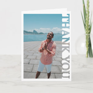 Tack för välsignelse Foto Ram Tack Kort