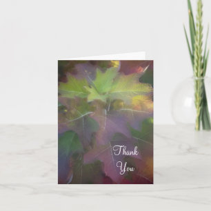 Tack för vanlig hortensia för nedgångOaklöv Kort