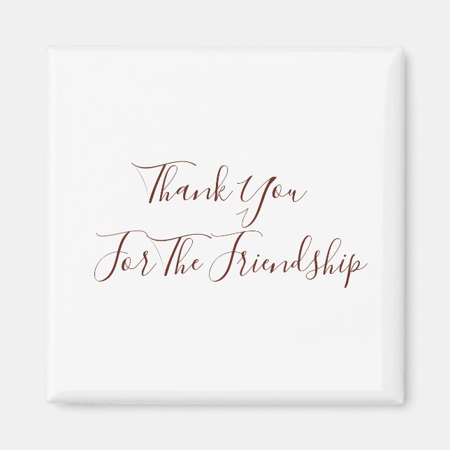 Tack för Vänskapen Magnet (Framsidan)