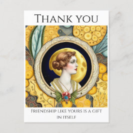 Tack för vänskapskortet vykort
