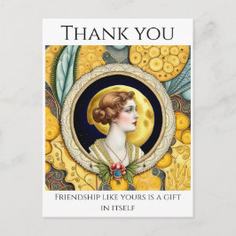 Tack för vänskapskortet vykort