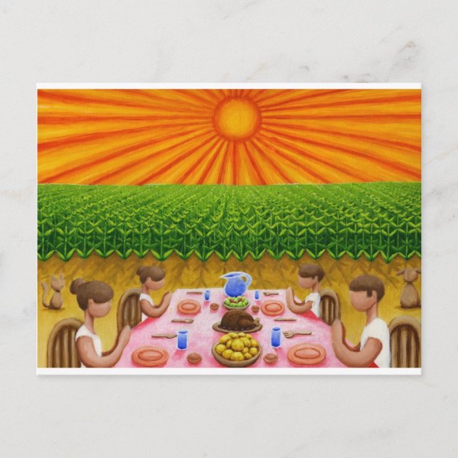 Tack för vår dagliga förpackning vykort (Framsida)