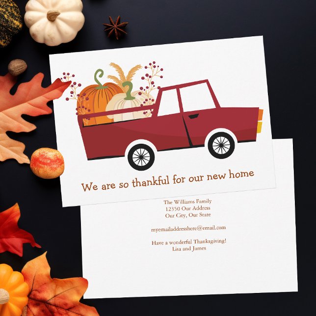 Tack för vår nya Flytta för hemdatorns Thanksgivin Meddelande (Skapare uppladdad)