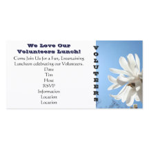 Tack för våra inbjudningar att lansera VOLUNTEERS-