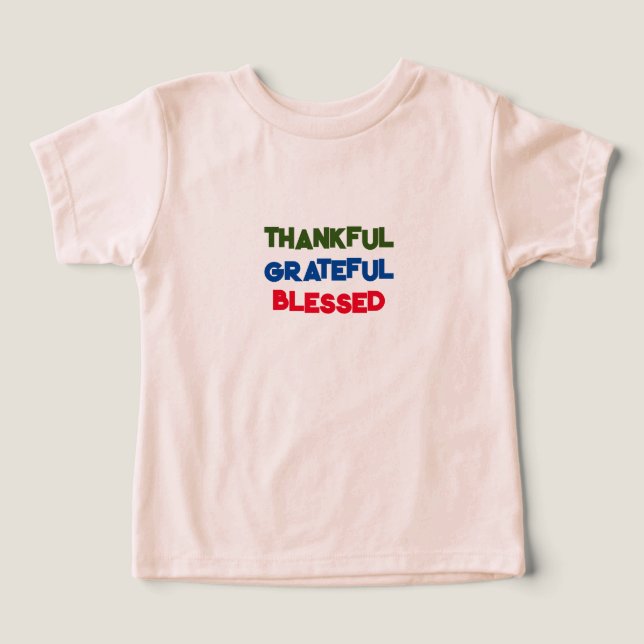 Tack för varje dags Fullt på Gratitude T-Shirt (Design Framsida)