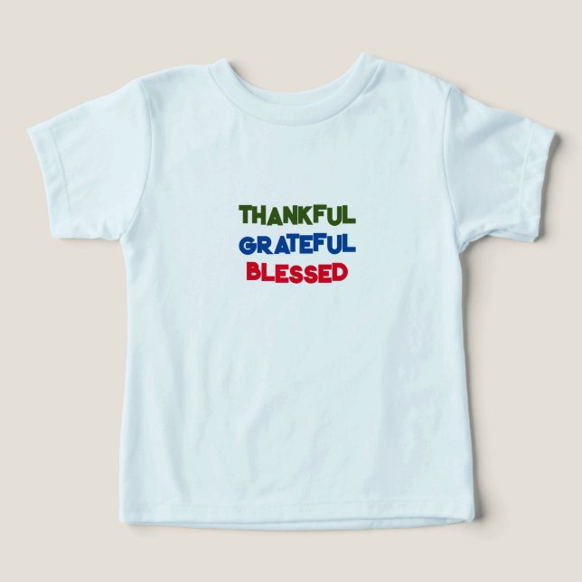 Tack för varje dags Fullt på Gratitude T-Shirt (Design Framsida)