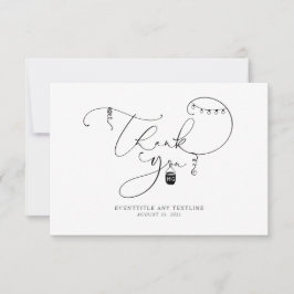 Tack för varje Rustik-händelse för Cute Script