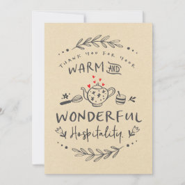 Tack för varmen och underbara sjukhus kort