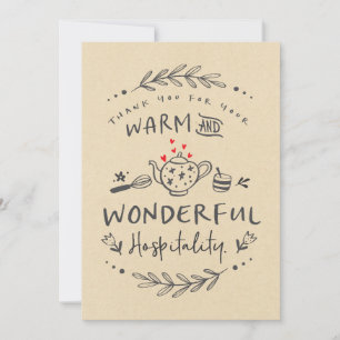 Tack för varmen och underbara sjukhus kort