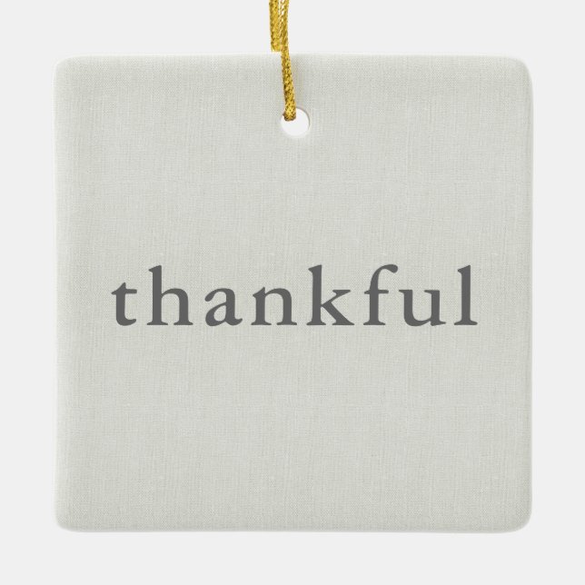 Tack för vårt första hem julgransprydnad keramik (Framsida)