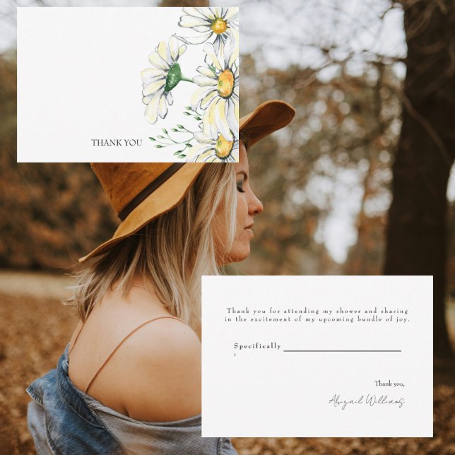 Tack för vattenfärgsDaisy, Möhippa Kort (Skapare uppladdad)