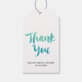 Tack för vattenfärgskalligrafi, Möhippa Presentetikett