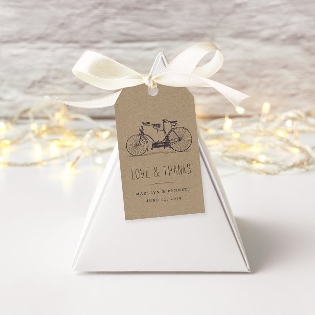 Tack för vintage-programvarubasslingor presentetikett (Skapare uppladdad)