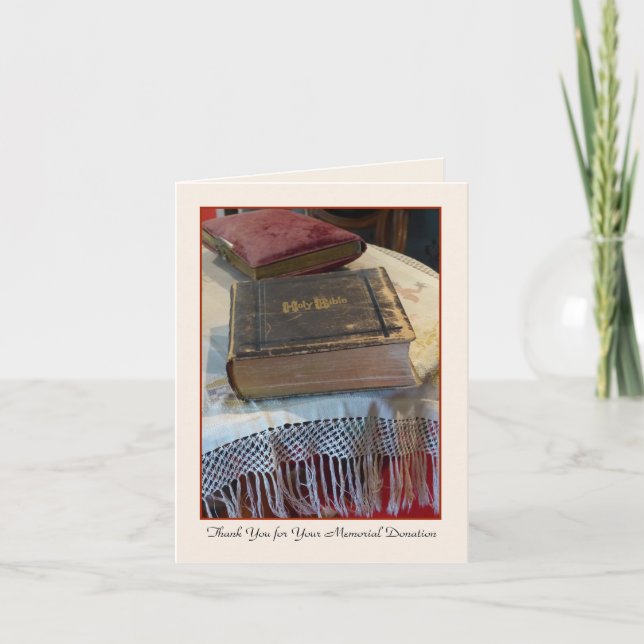 Tack för Vintagen för minnesdonation (Framsida)