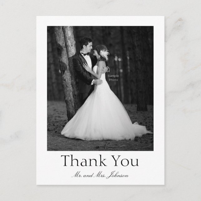 Tack för vintagen vykort (Framsida)