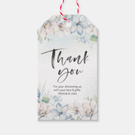 Tack för vinter-blommigten! presentetikett