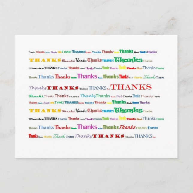 Tack för vykort (Framsida)