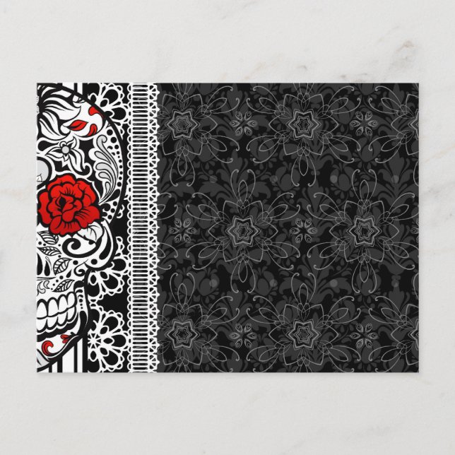 Tack för vykort för socker-skull från Calveras (Framsida)