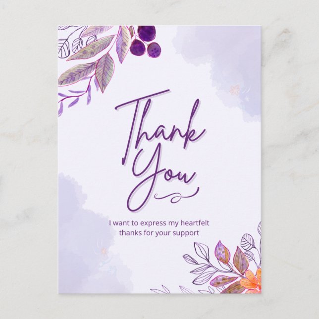 Tack för vykortet vykort (Framsida)