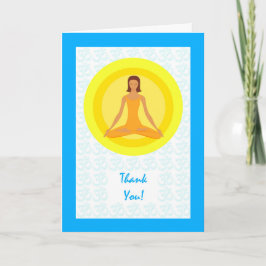 Tack för Yoga Instuctor, Yoga Pose Design Kort