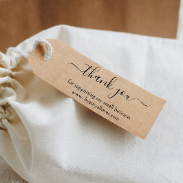 Tack! Förenklat, handskriftsgummi frimärke Stämpel