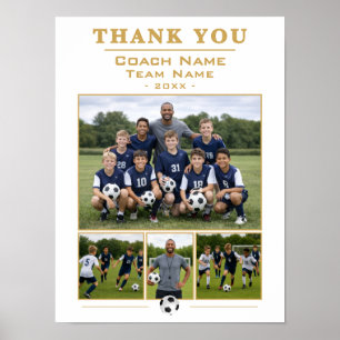 Tack Fotbollstränare Present Poster