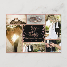 Tack foto för Confetti Gnistra Ro Guld Bröllop