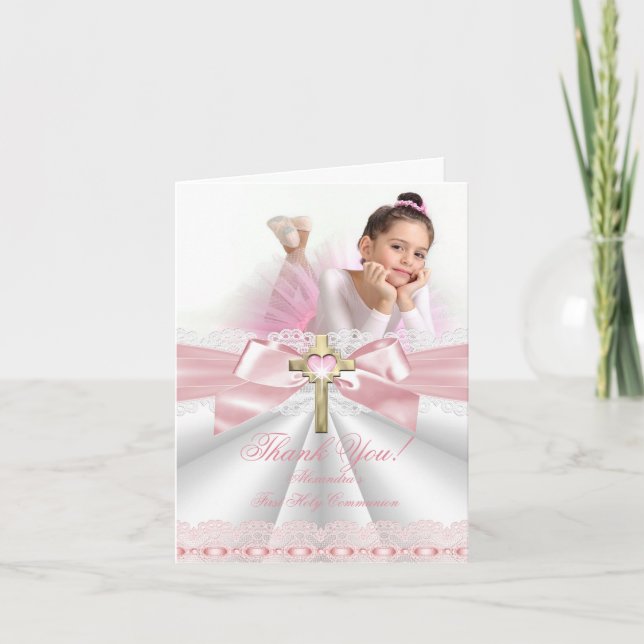 Tack-fototjej Första komplex Tack Kort (Framsida)