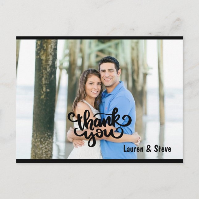 Tack Fotovykort Vykort (Framsida)