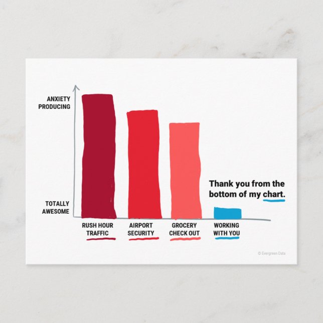 Tack från botten av mitt diagram vykort (Framsida)