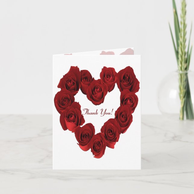 Tack från Bruden och Brudgummen (Beställning) Kort (Framsida)