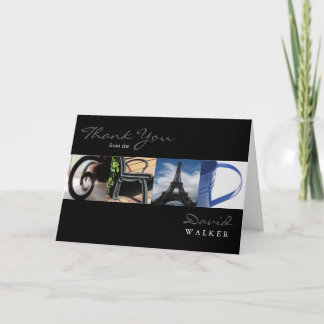 Tack från det akademikra kortet i alfabetet