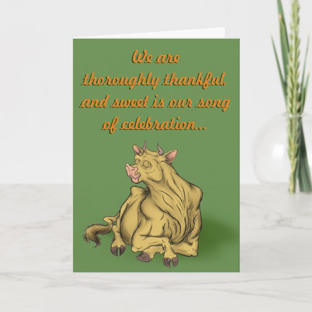 Tack - från flocken kort (Framsida)