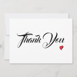 Tack från hjärtat kort