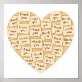 Tack från mitt hjärta poster
