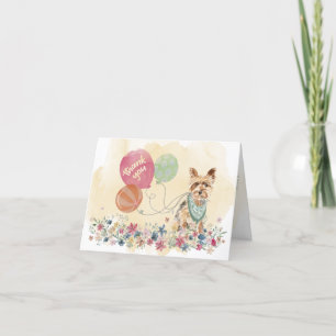 Tack från You and Your Yorkshire Terrier Card Kort
