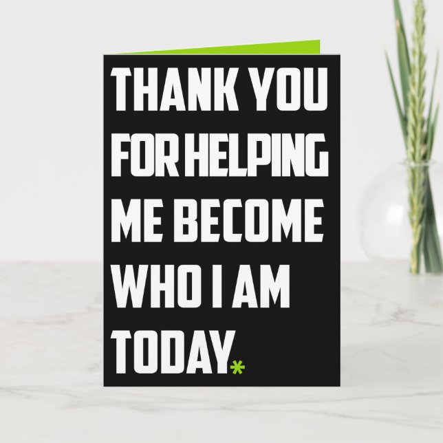 Tack Funny Kort (Framsida)